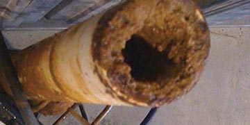 clogged drain overflow